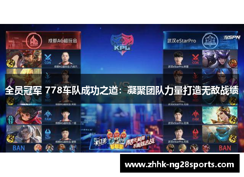 全员冠军 778车队成功之道：凝聚团队力量打造无敌战绩