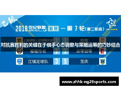 对抗赛胜利的关键在于棋手心态调整与策略运筹的巧妙结合
